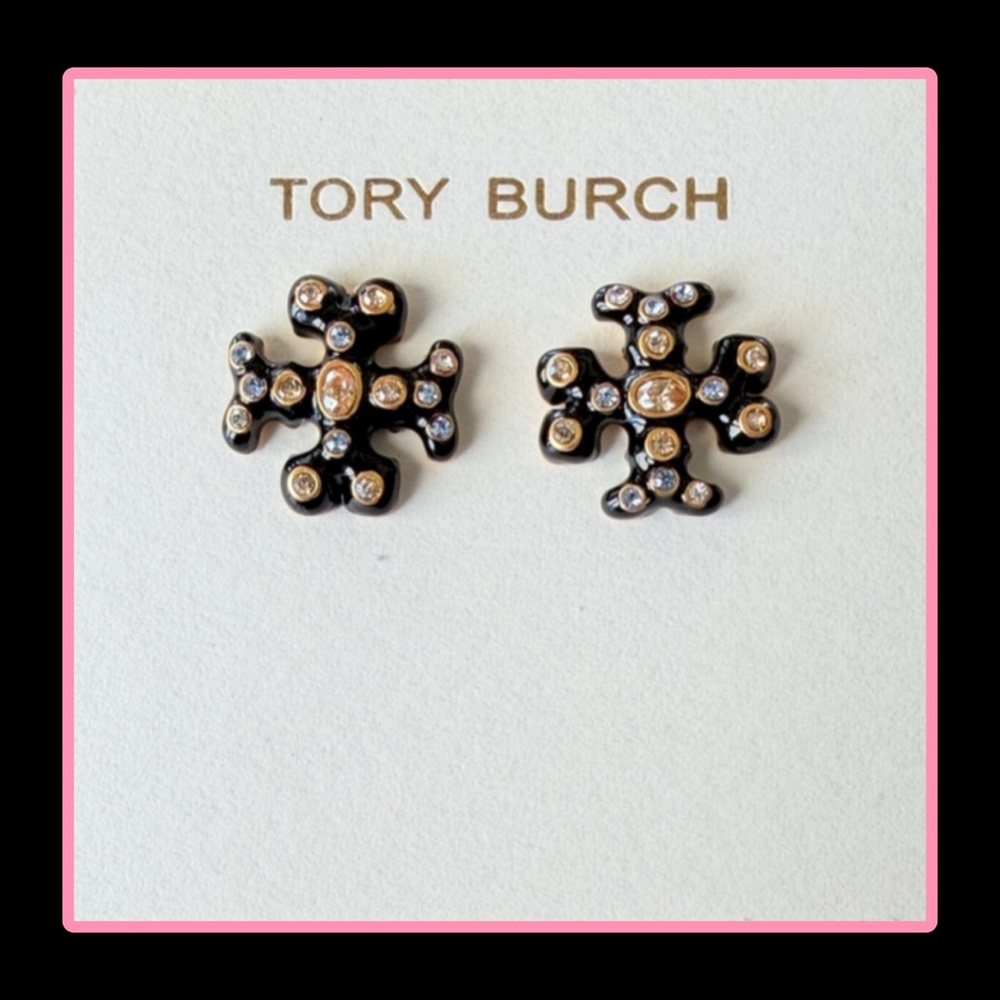 NEW Tory Burch Roxanne Jeweled Stud Earrings